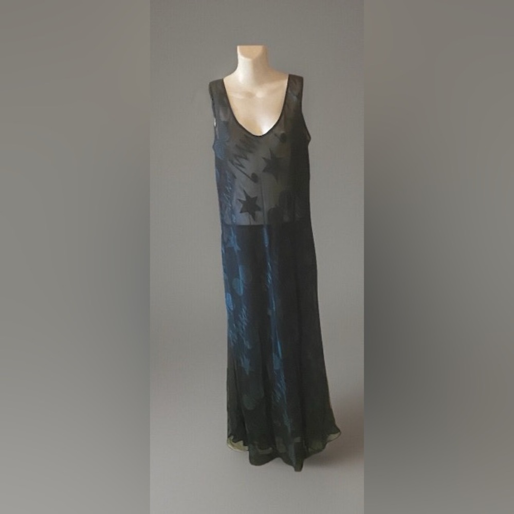 Vantage Victoria’s Secret Elegant Green Sheer star and pattern size medium,